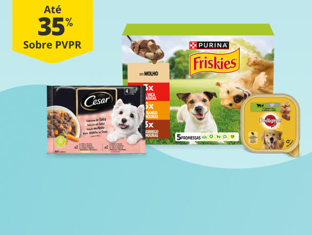 At&eacute; 35% PVPR em comida h&uacute;mida 